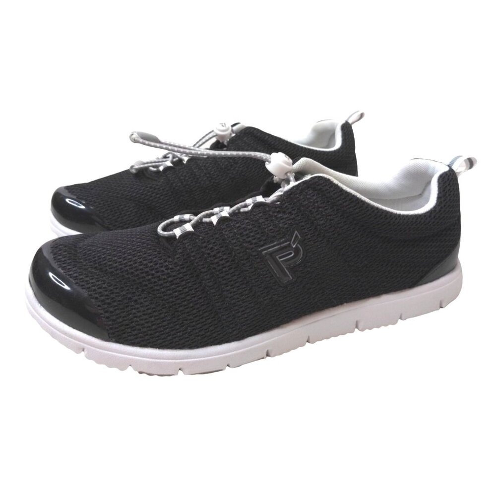 Propet TravelWalker II Sneaker Shoe Womens 9.5 2E Black Walking‎ Comfort Travel